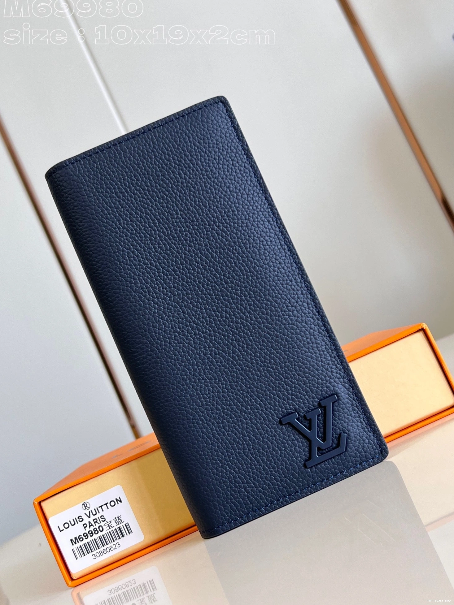 AAA Replica Ru BRAZZA VUITTON LOUIS WALLET-10*19*2cm 0818